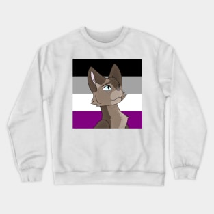 Asexual Pride Mousefur Crewneck Sweatshirt